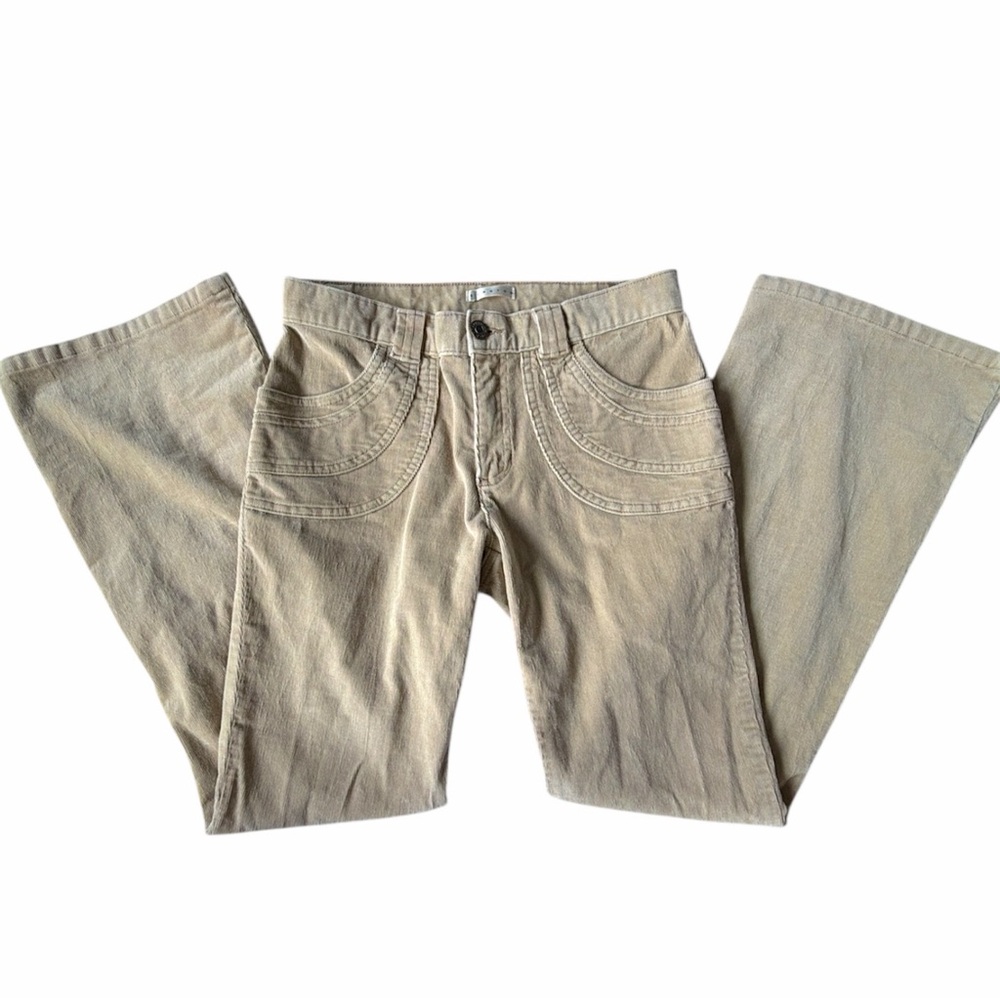 Vintage Old Navy Khaki Corduroy Flares